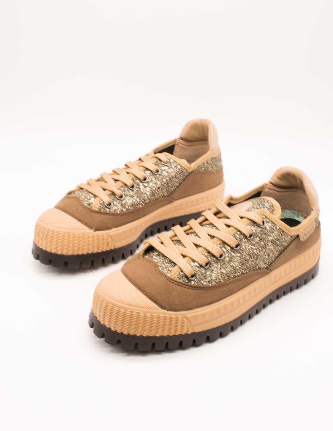 Deportivo Duuo D380183 Col Dress Plus183 Dorado de Mujer