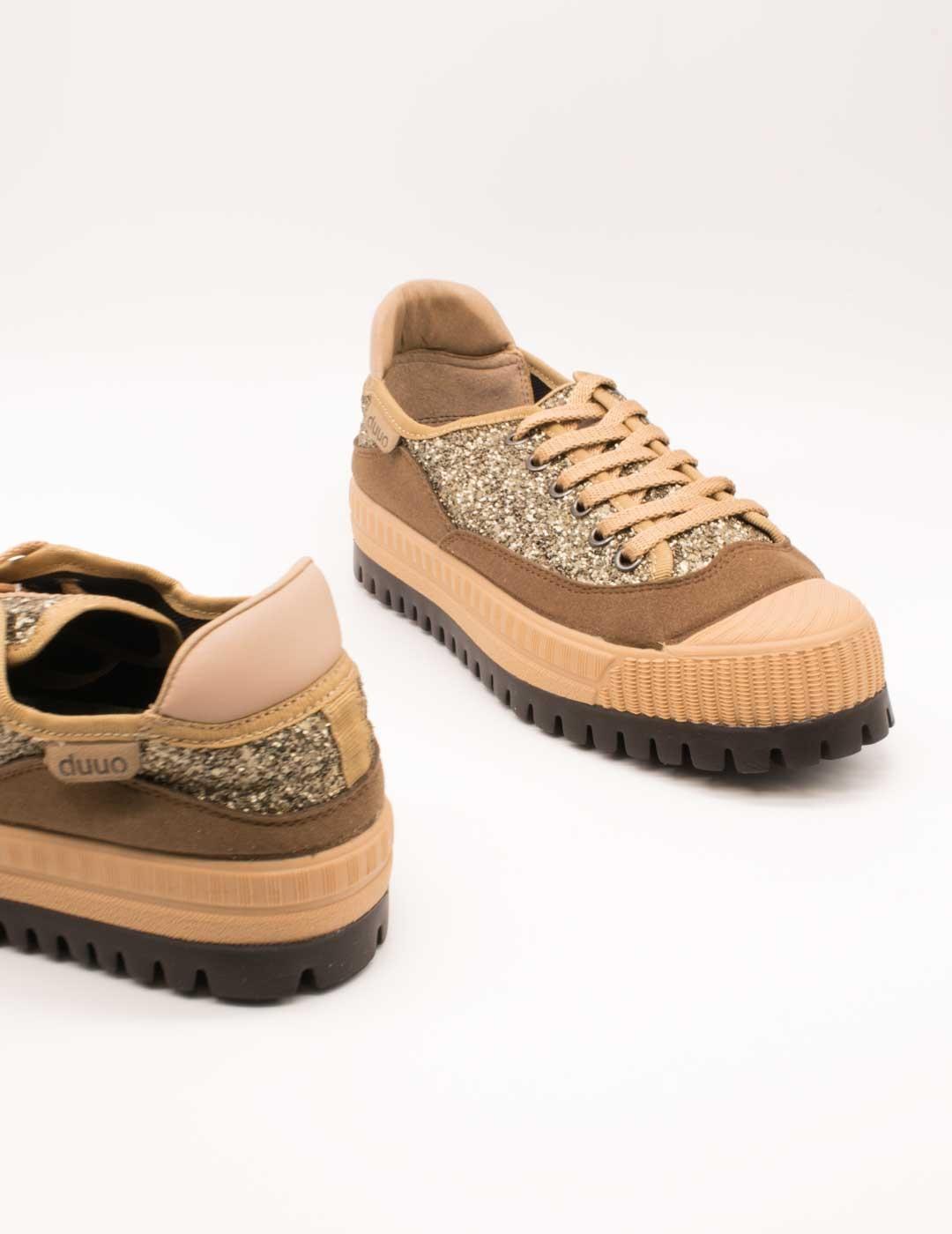 Deportivo Duuo D380183 Col Dress Plus183 Dorado de Mujer