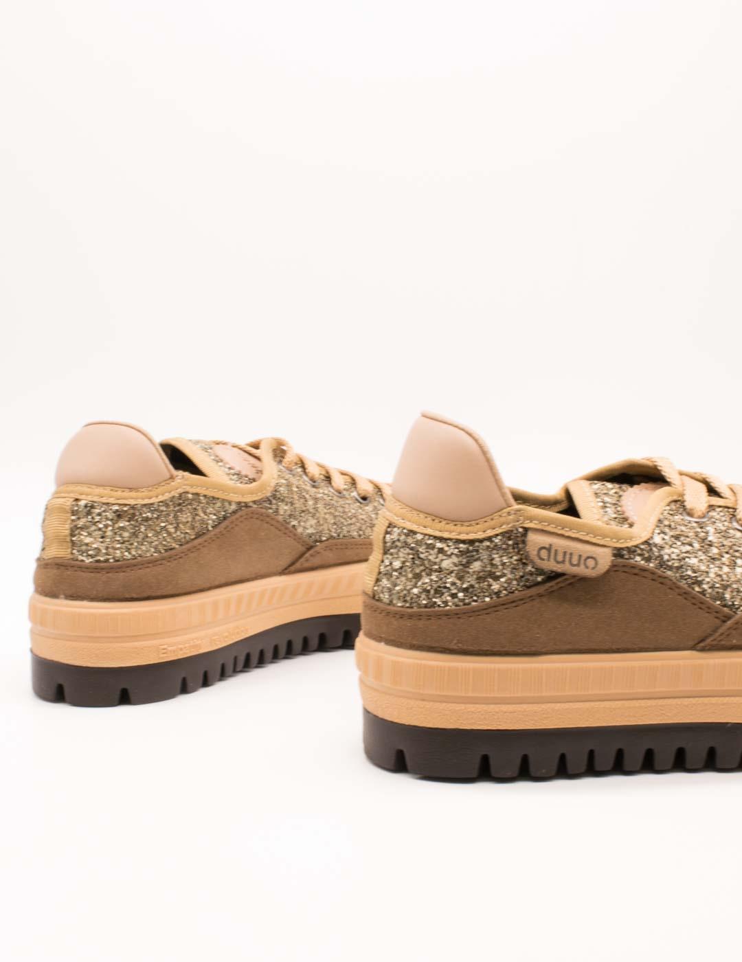 Deportivo Duuo D380183 Col Dress Plus183 Dorado de Mujer