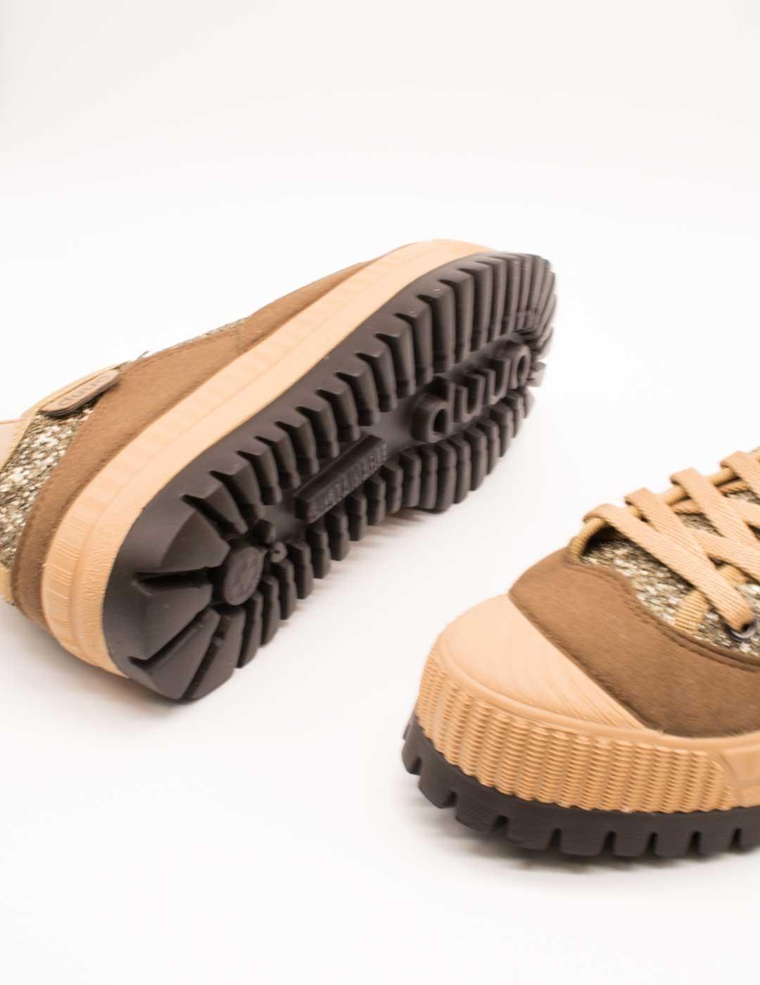 Deportivo Duuo D380183 Col Dress Plus183 Dorado de Mujer