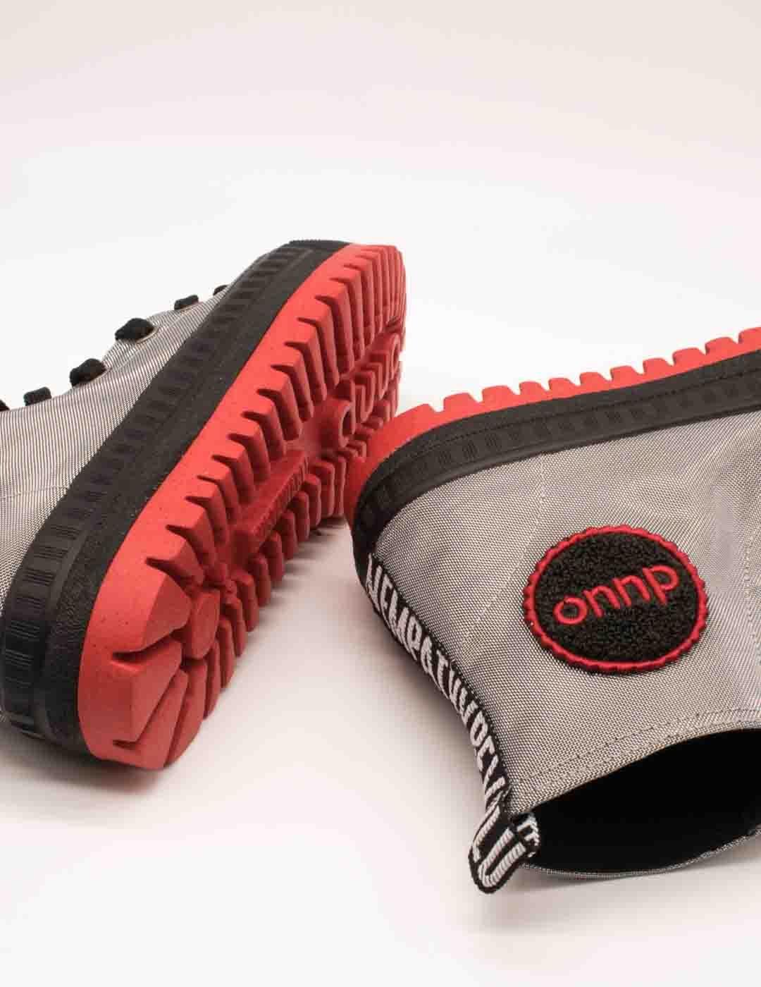 Botín Duuo D383455 Col Plus Met 55 Plateado de Mujer