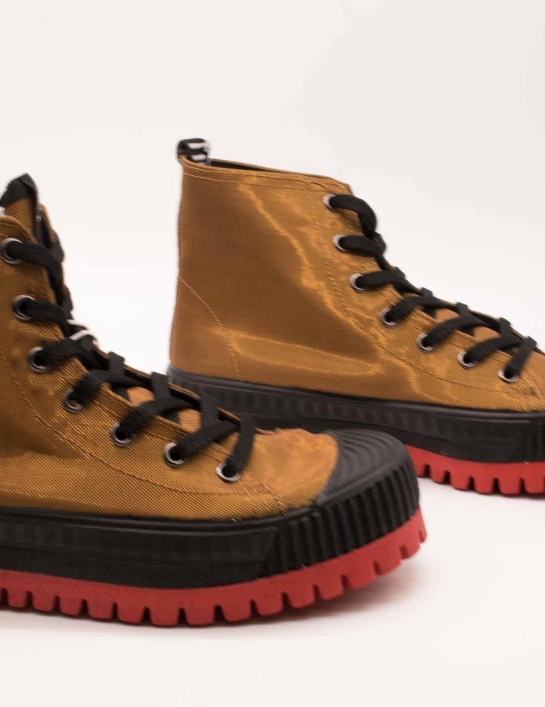 Botín Duuo D383457 Col Plus Met 57 Dorado de Mujer