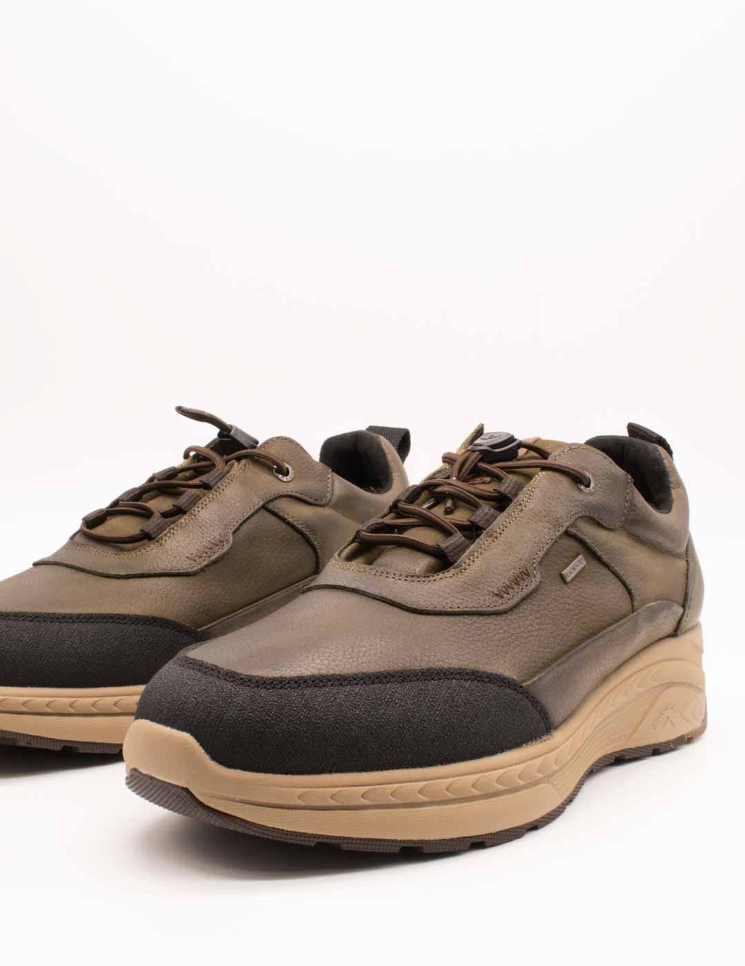 Deportivo Fluchos F2294 Vegabuck Hidro Kaki de Hombre