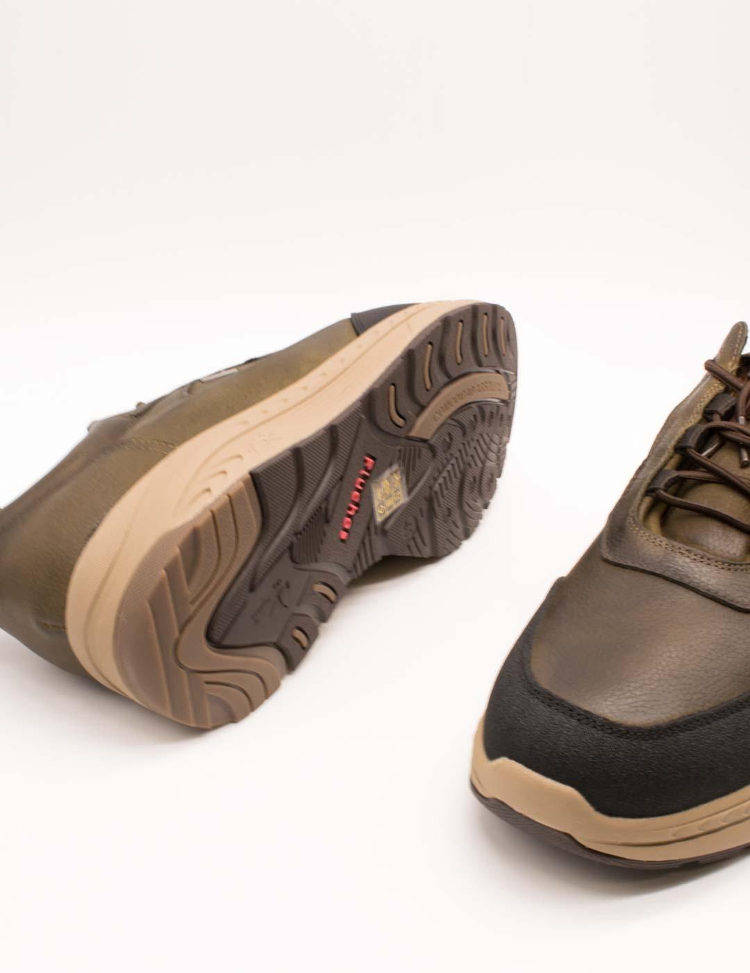 Deportivo Fluchos F2294 Vegabuck Hidro Kaki de Hombre