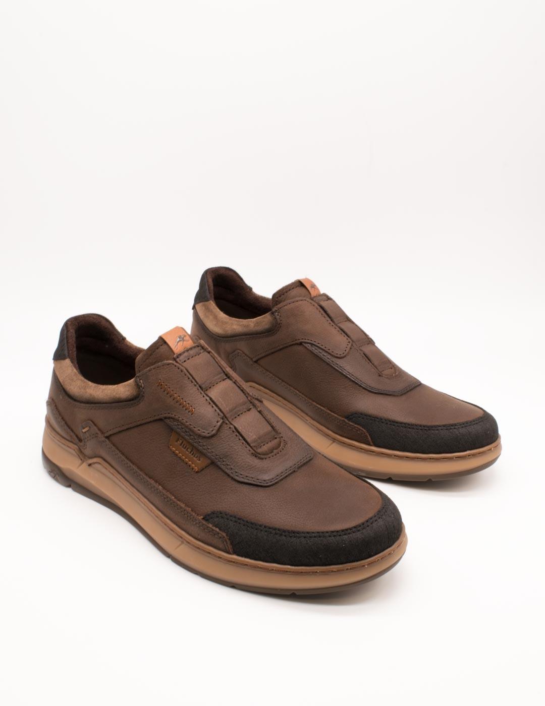 Zapato Fluchos F2278 Vegabuck Cafe de Hombre