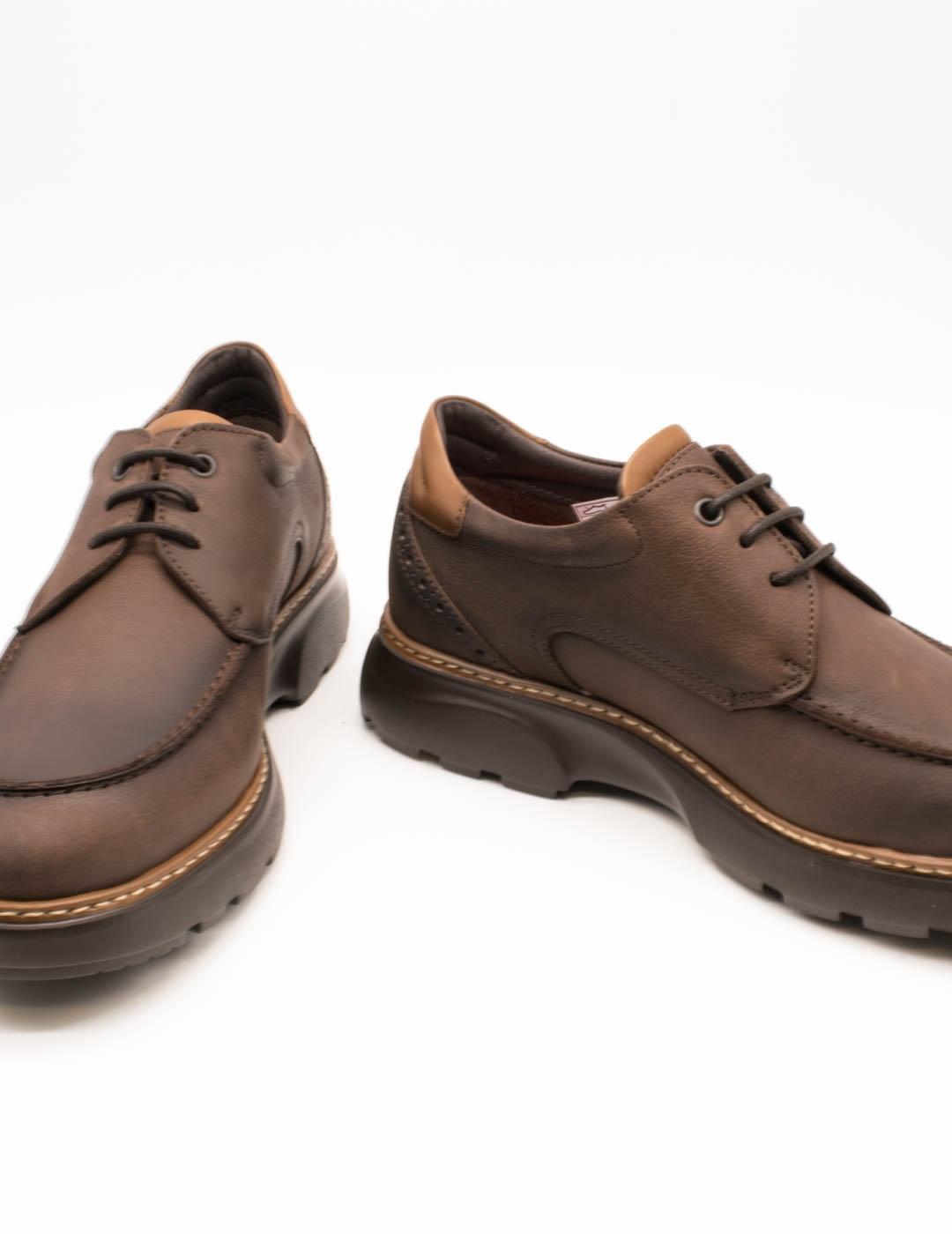Zapato Fluchos F2300 Vegabuck Cafe de Hombre