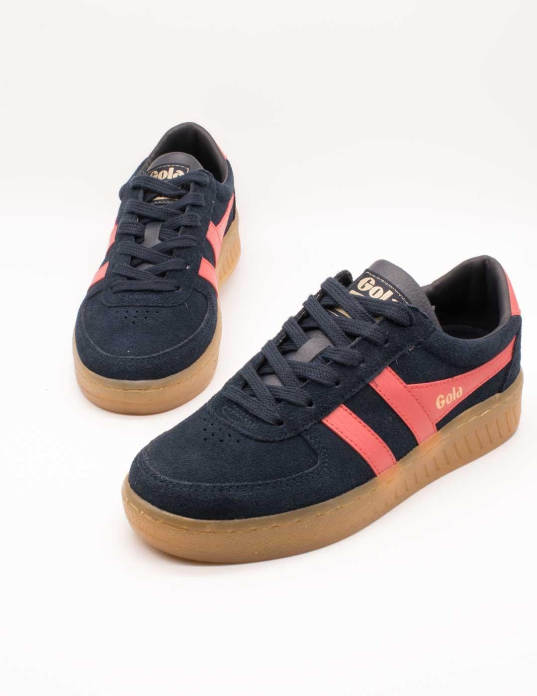 Deportivo Gola CLA589 Grandslam Navy Coral de Mujer