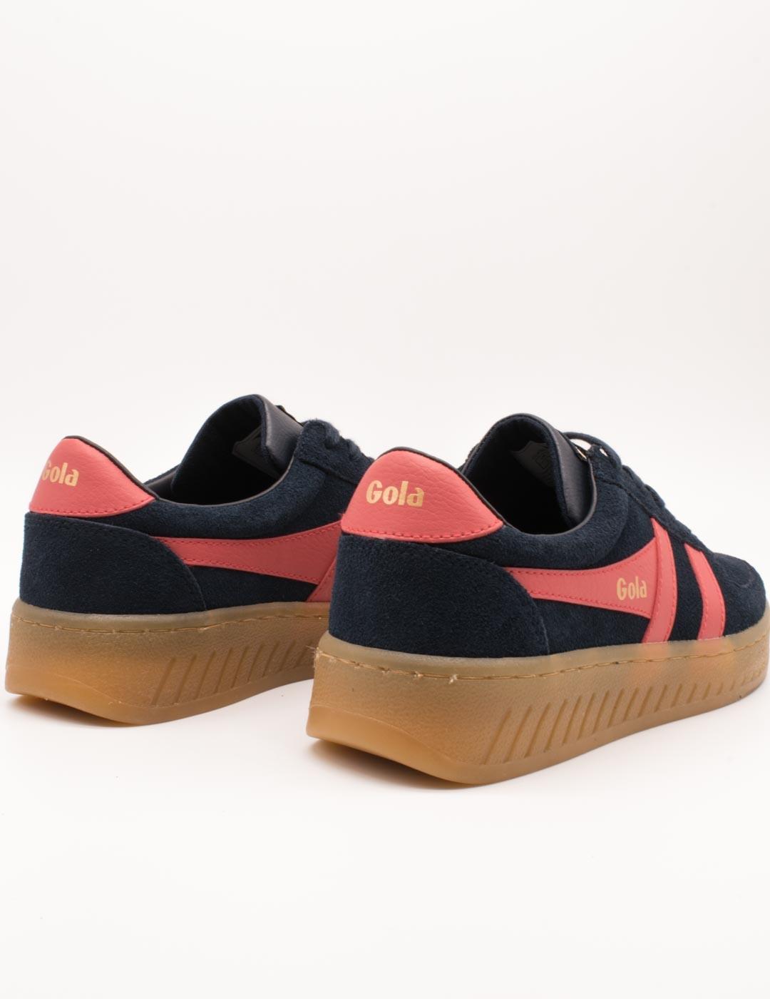 Deportivo Gola CLA589 Grandslam Navy Coral de Mujer