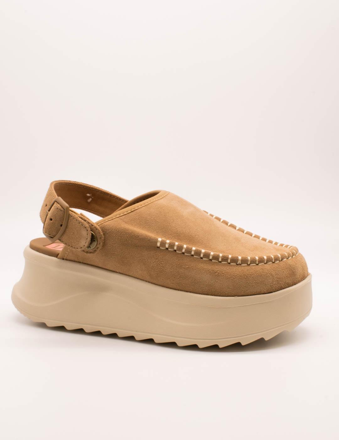 Zueco Hey Dude HD44259-265 Delray Clog Tan de Mujer