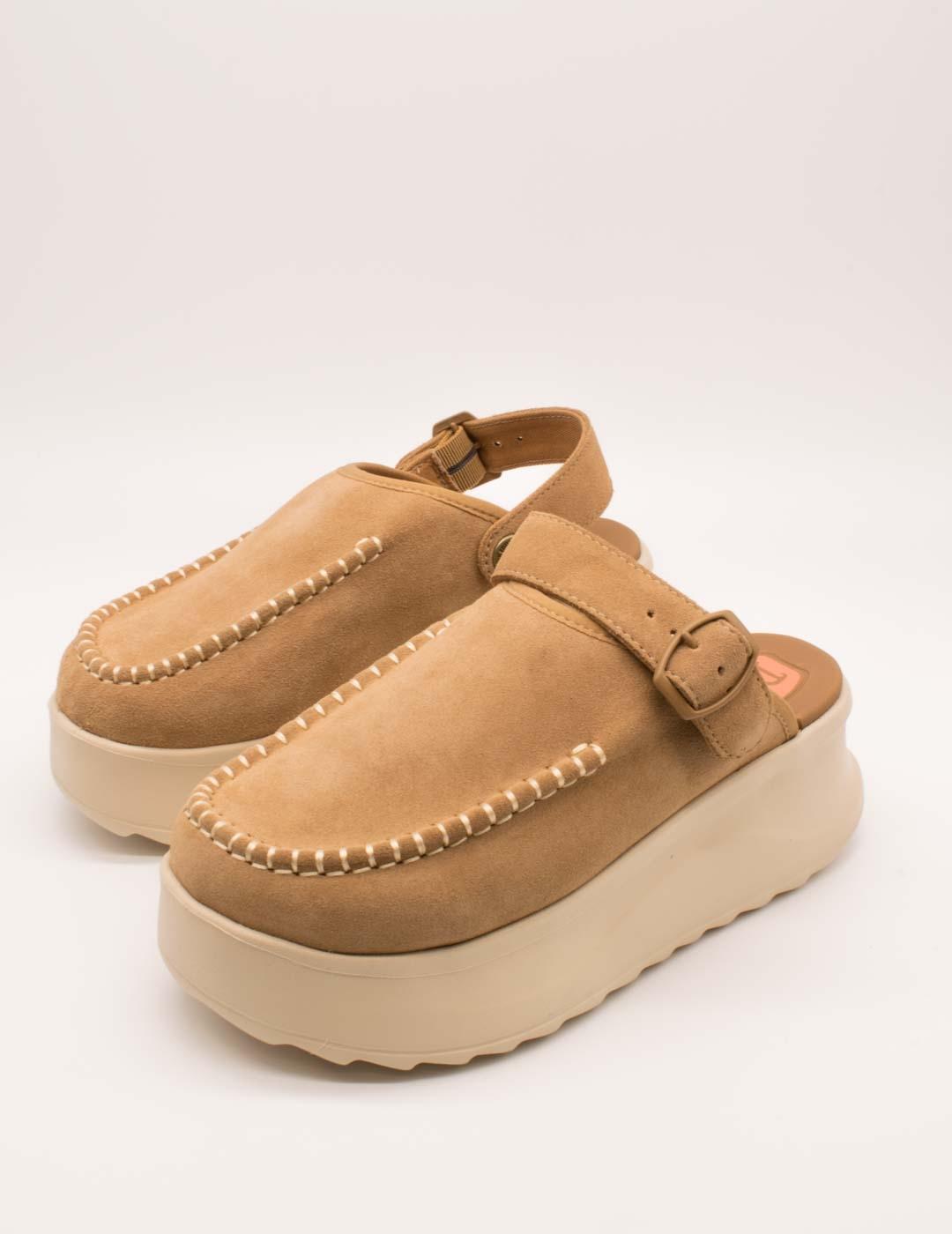 Zueco Hey Dude HD44259-265 Delray Clog Tan de Mujer