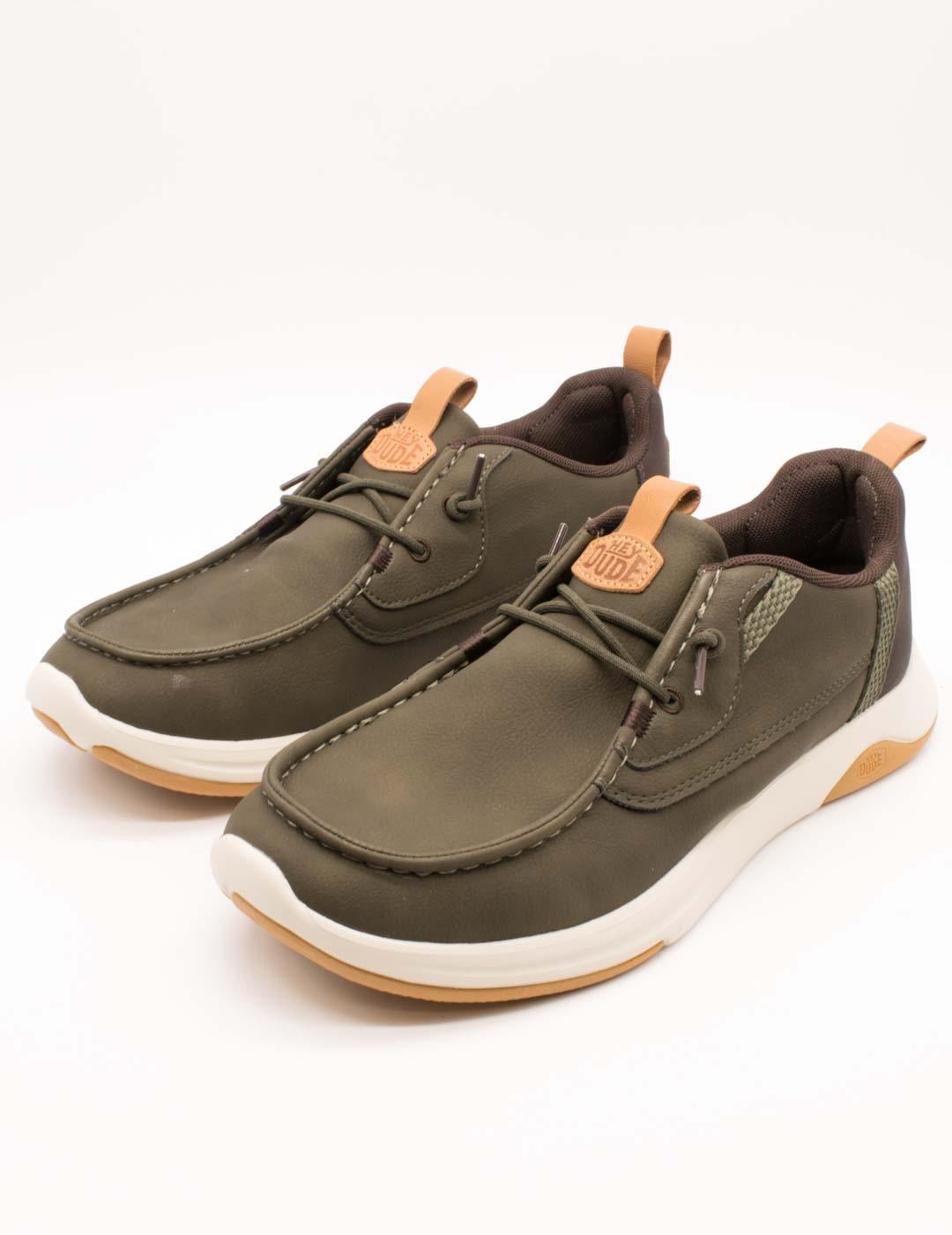 Zapato Hey Dude HD43641-3AI Deep Green de Hombre