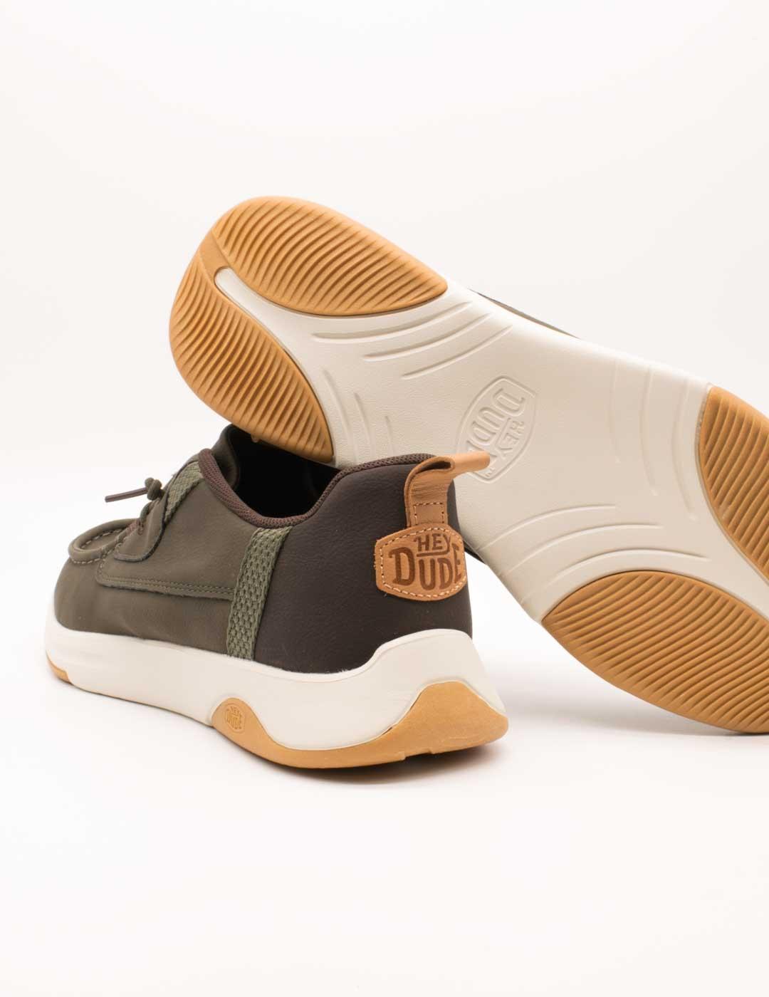 Zapato Hey Dude HD43641-3AI Deep Green de Hombre