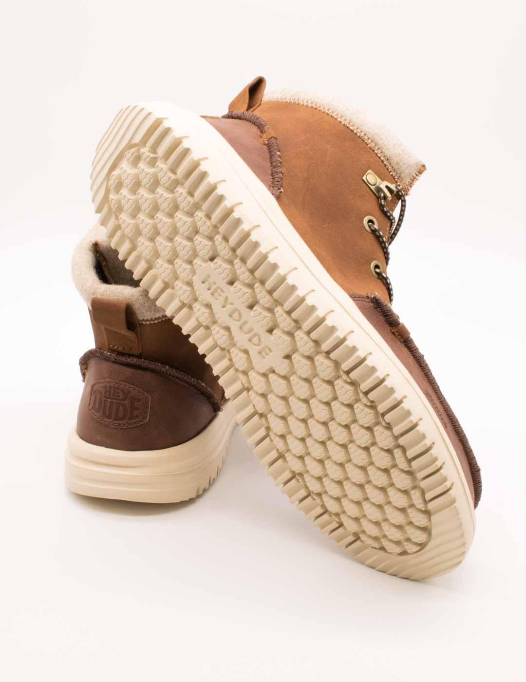 Botín Hey Dude HD44327-2JZ Cognac de Hombre
