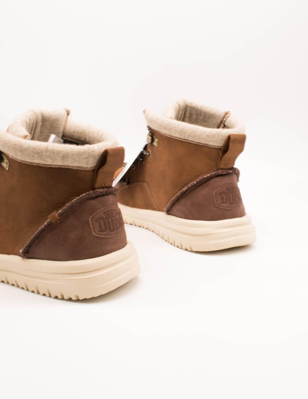 Botín Hey Dude HD44327-2JZ Cognac de Hombre