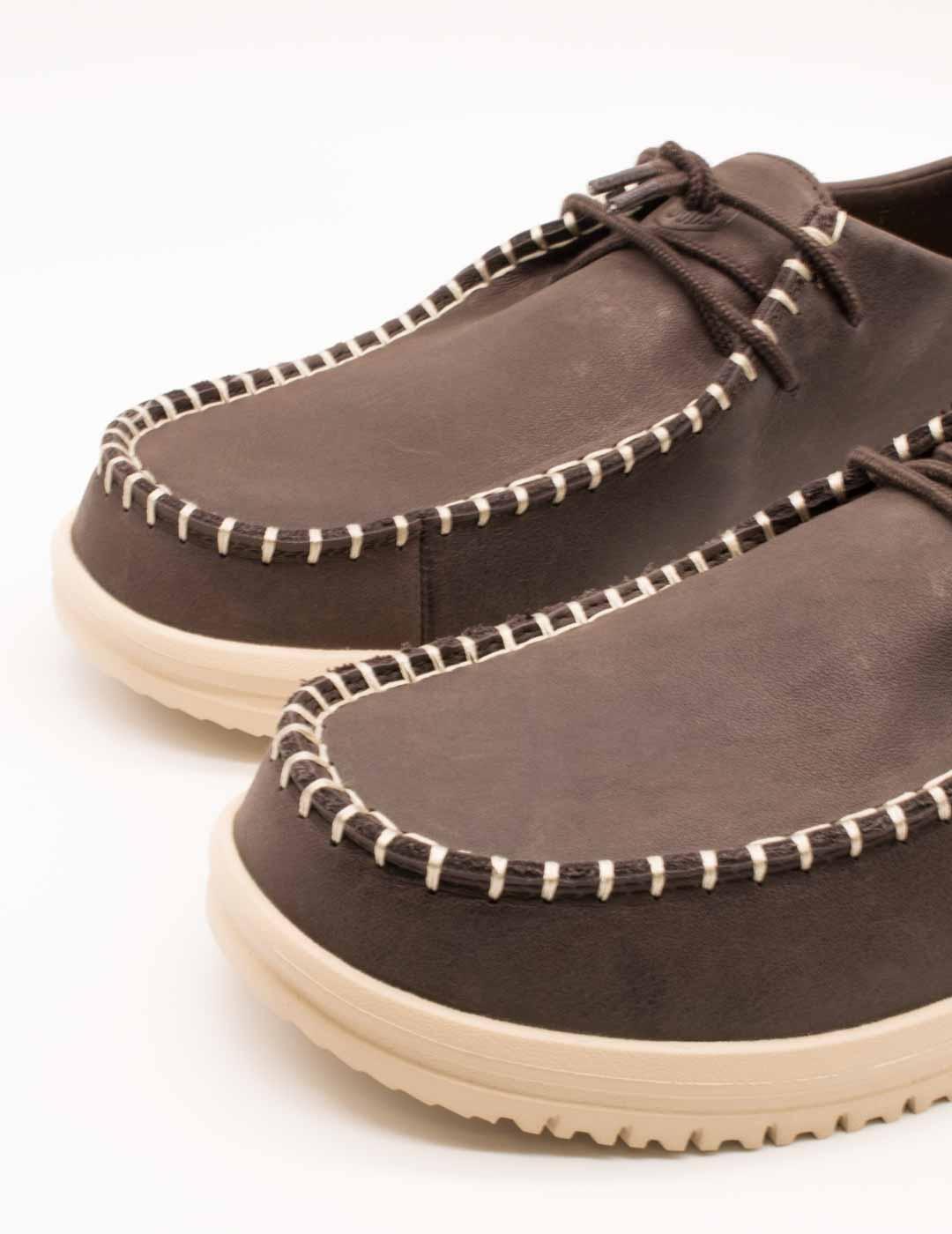 Zapato Hey Dude HD44352-2IX Mole Brown de Hombre