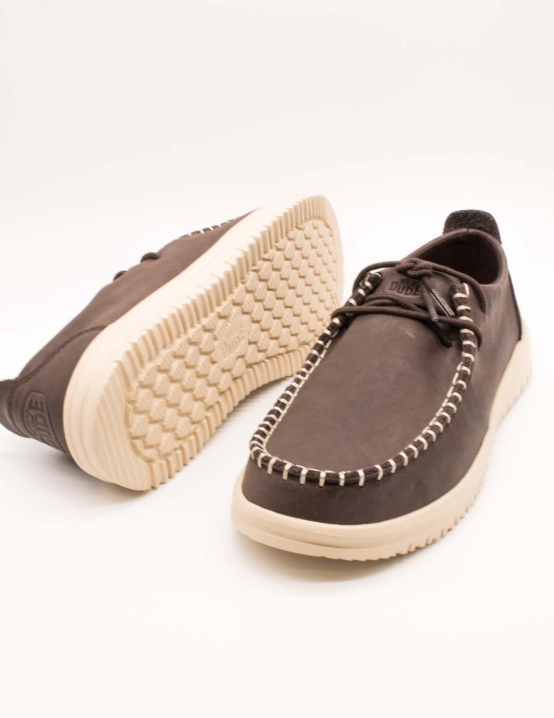 Zapato Hey Dude HD44352-2IX Mole Brown de Hombre