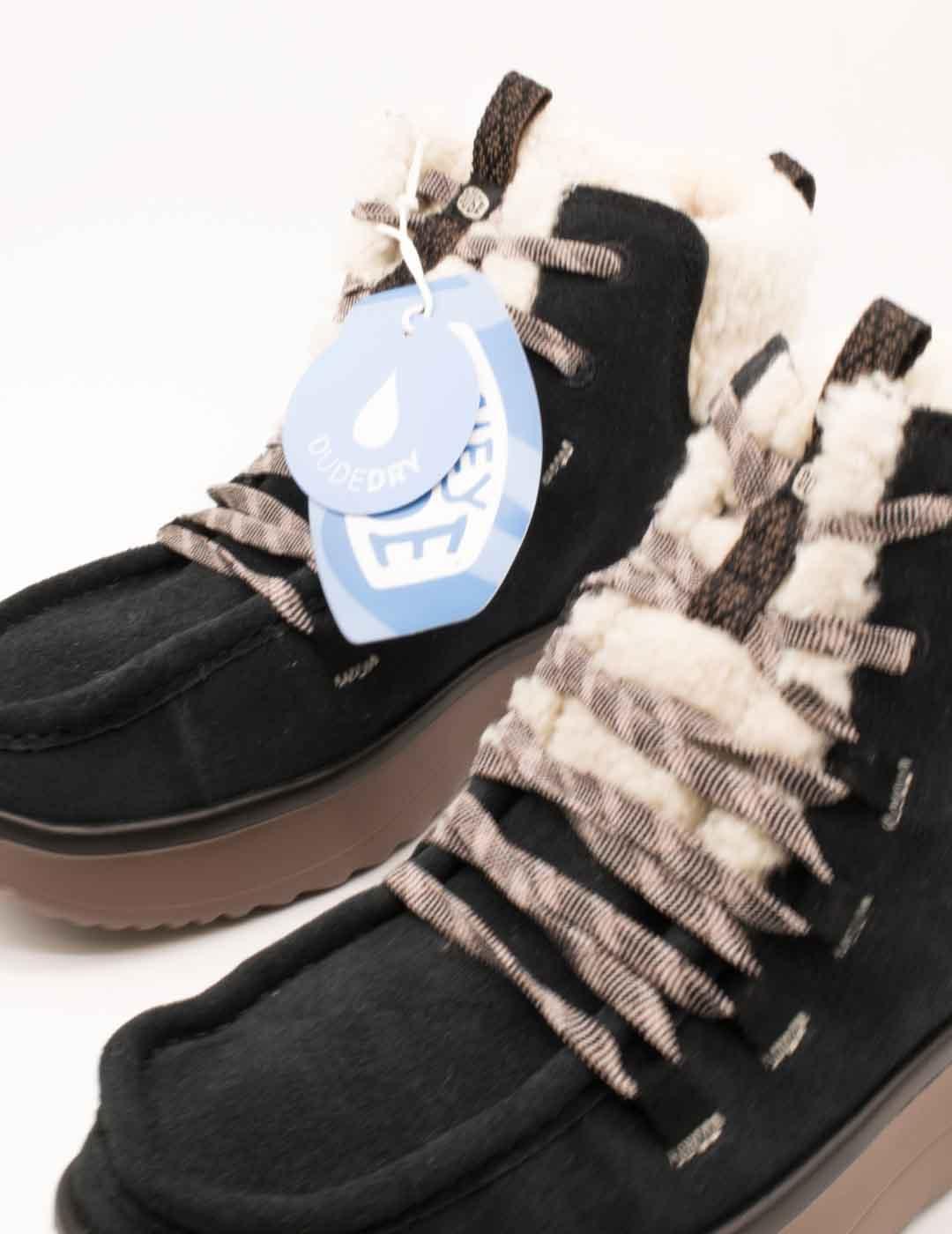 Botín Hey Dude HD44367-00W Black de Mujer