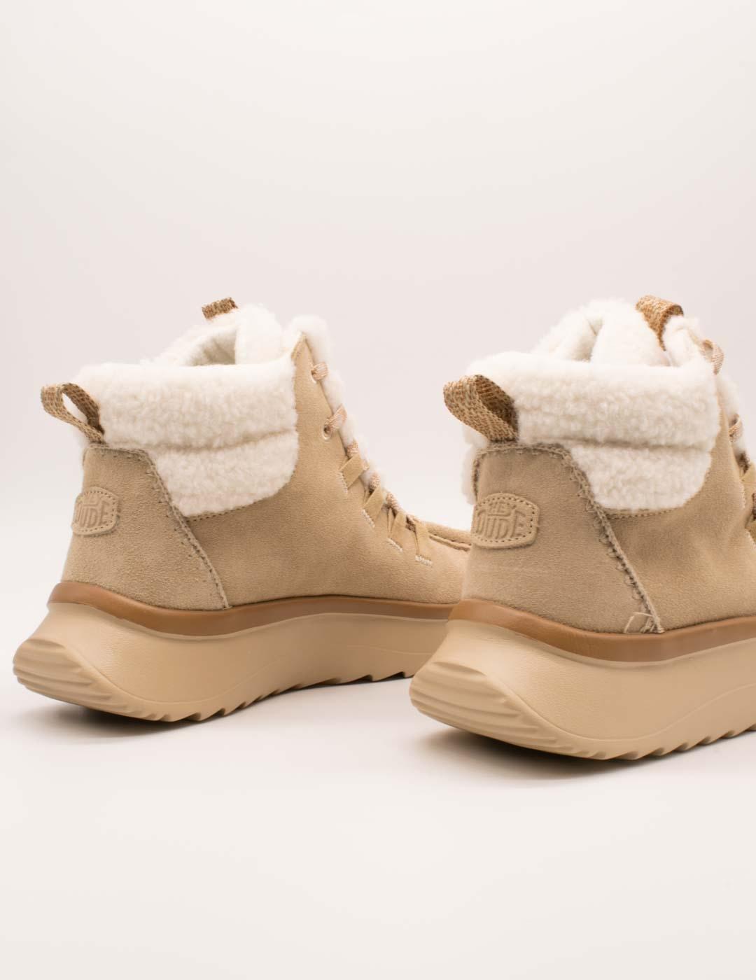 Botín Hey Dude HD44367-265 Tan de Mujer