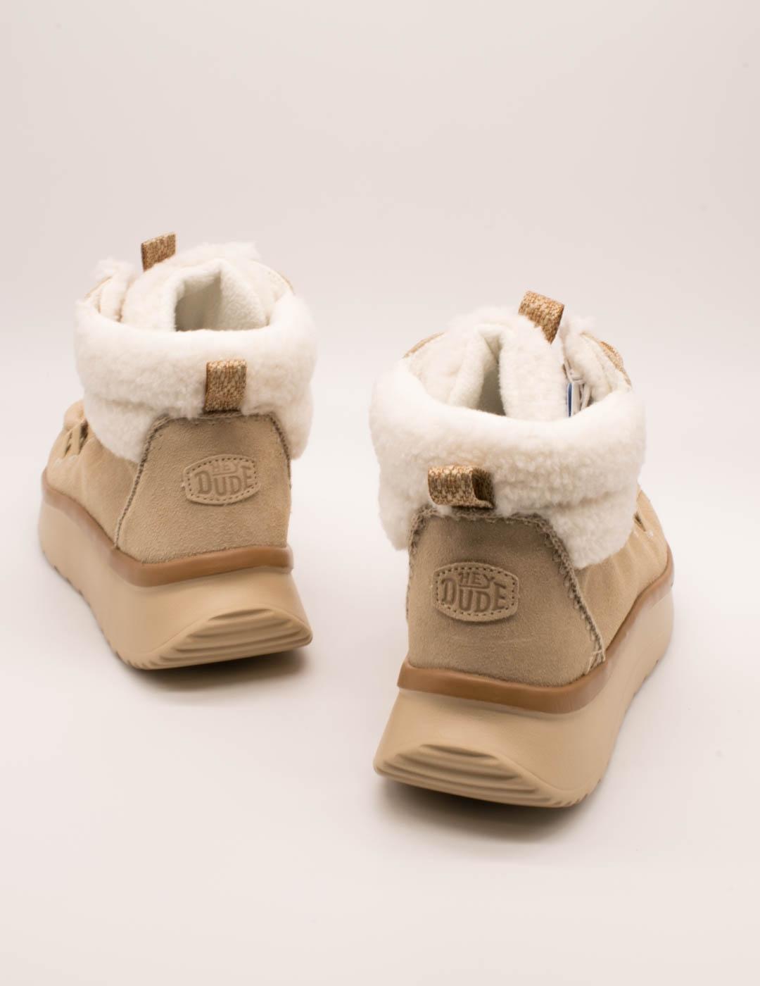 Botín Hey Dude HD44367-265 Tan de Mujer