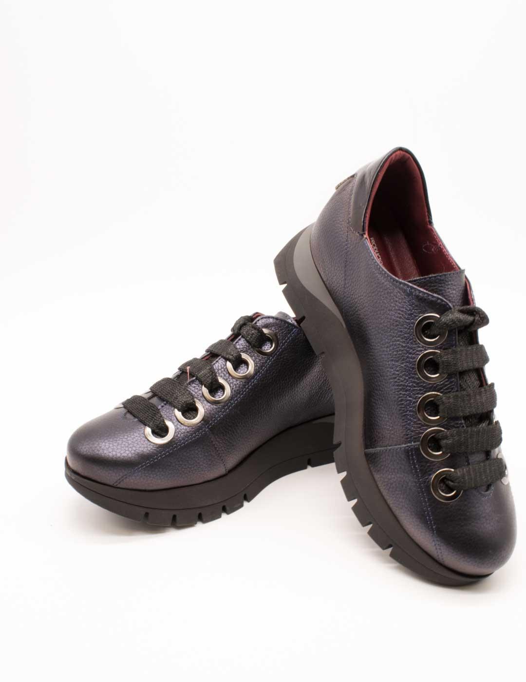 Zapato Jose Saenz 2265 Belen Navy de Mujer