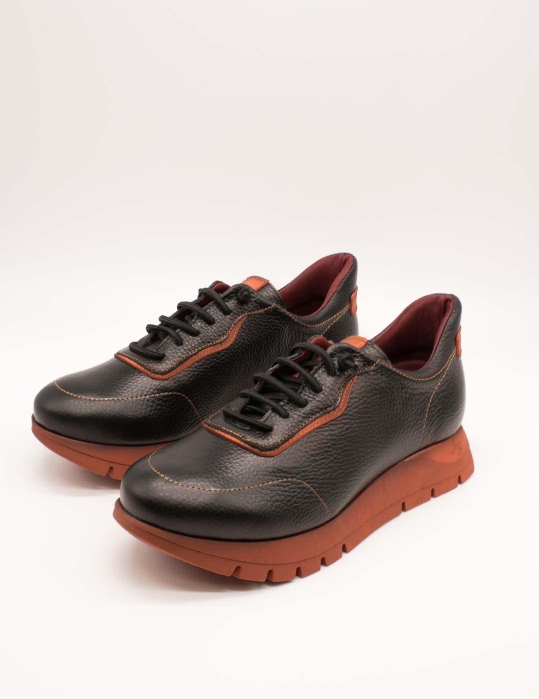 Deportivo Jose Saenz 2261 Bogota Negro-Naranja de Mujer