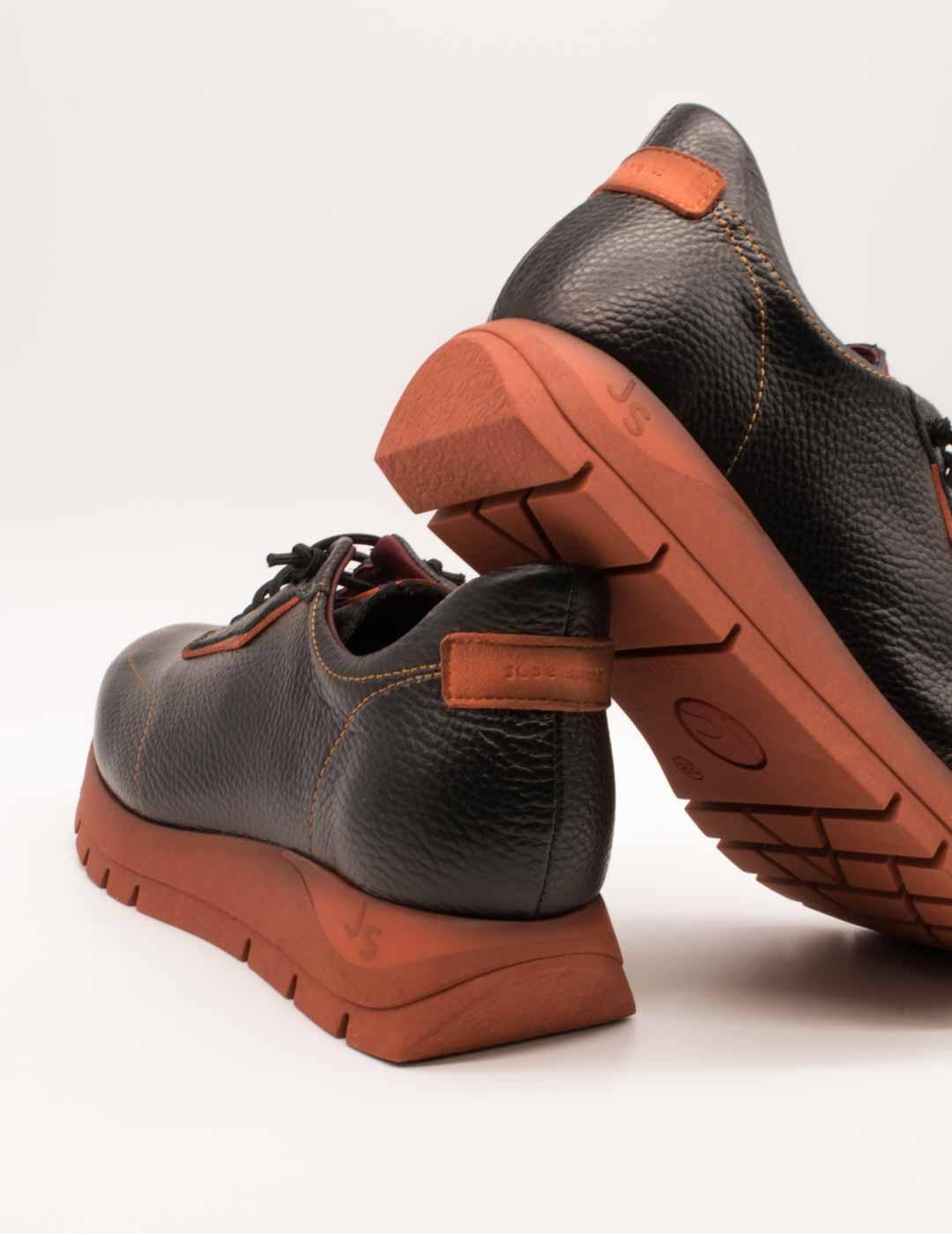 Deportivo Jose Saenz 2261 Bogota Negro-Naranja de Mujer