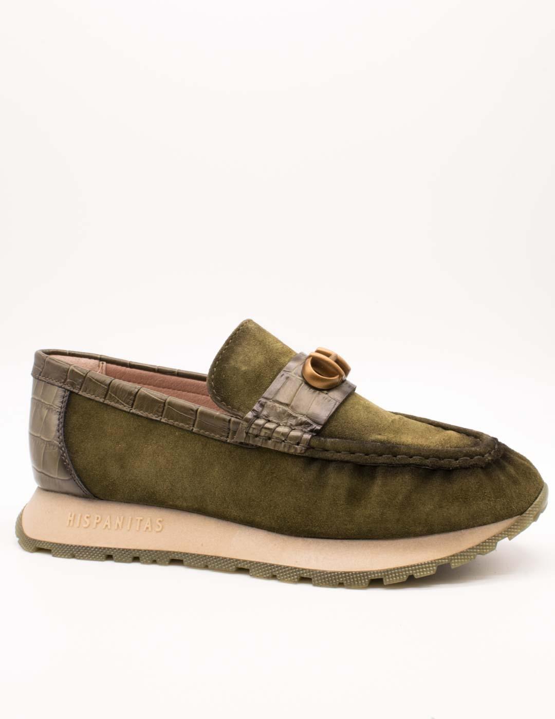 Zapato Hispanitas HI254400 Kansas Army de Mujer
