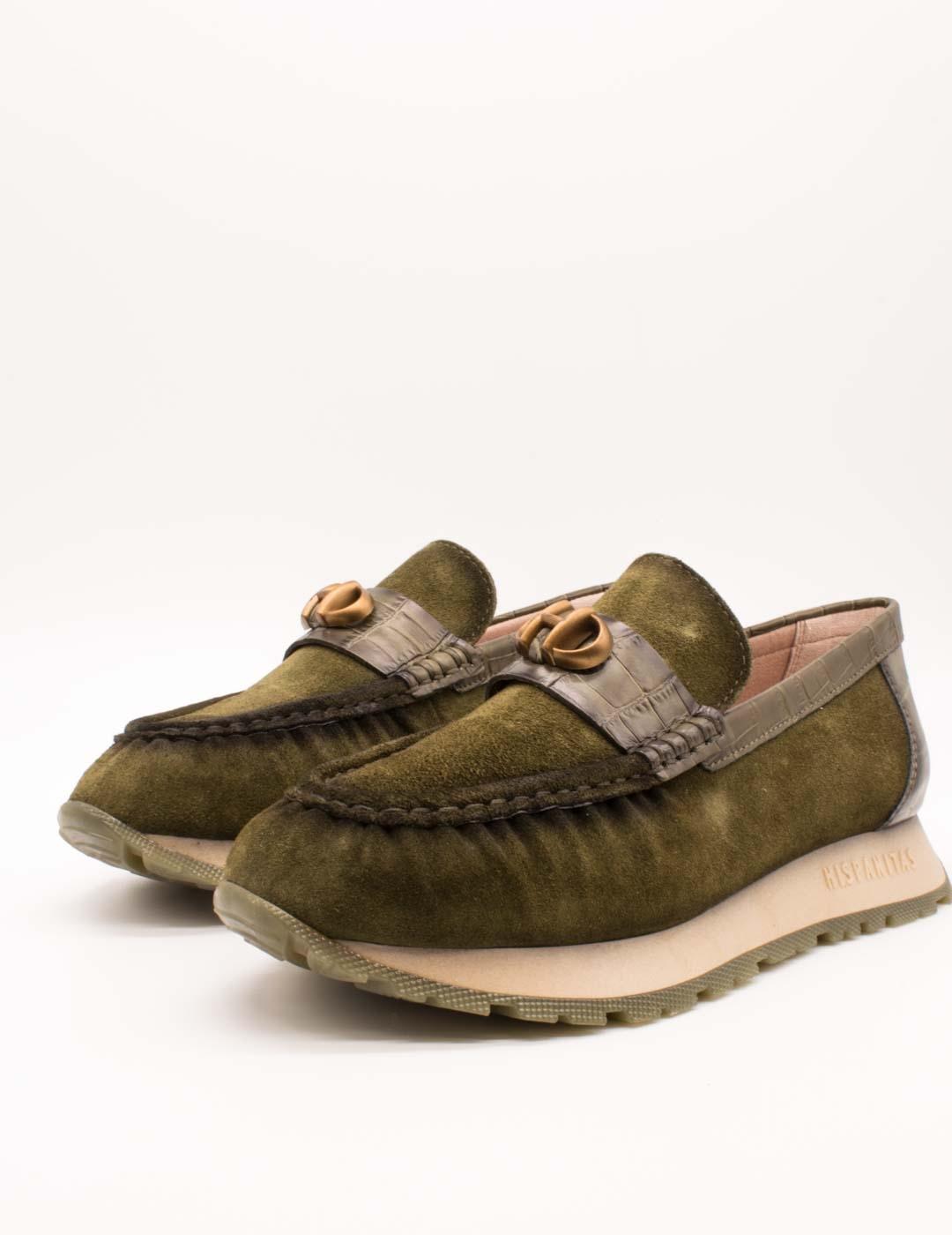 Zapato Hispanitas HI254400 Kansas Army de Mujer