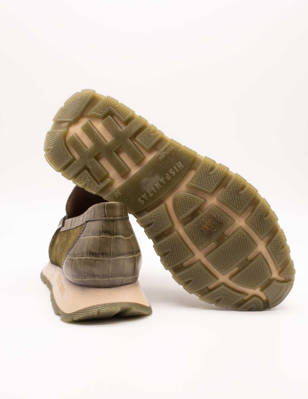 Zapato Hispanitas HI254400 Kansas Army de Mujer