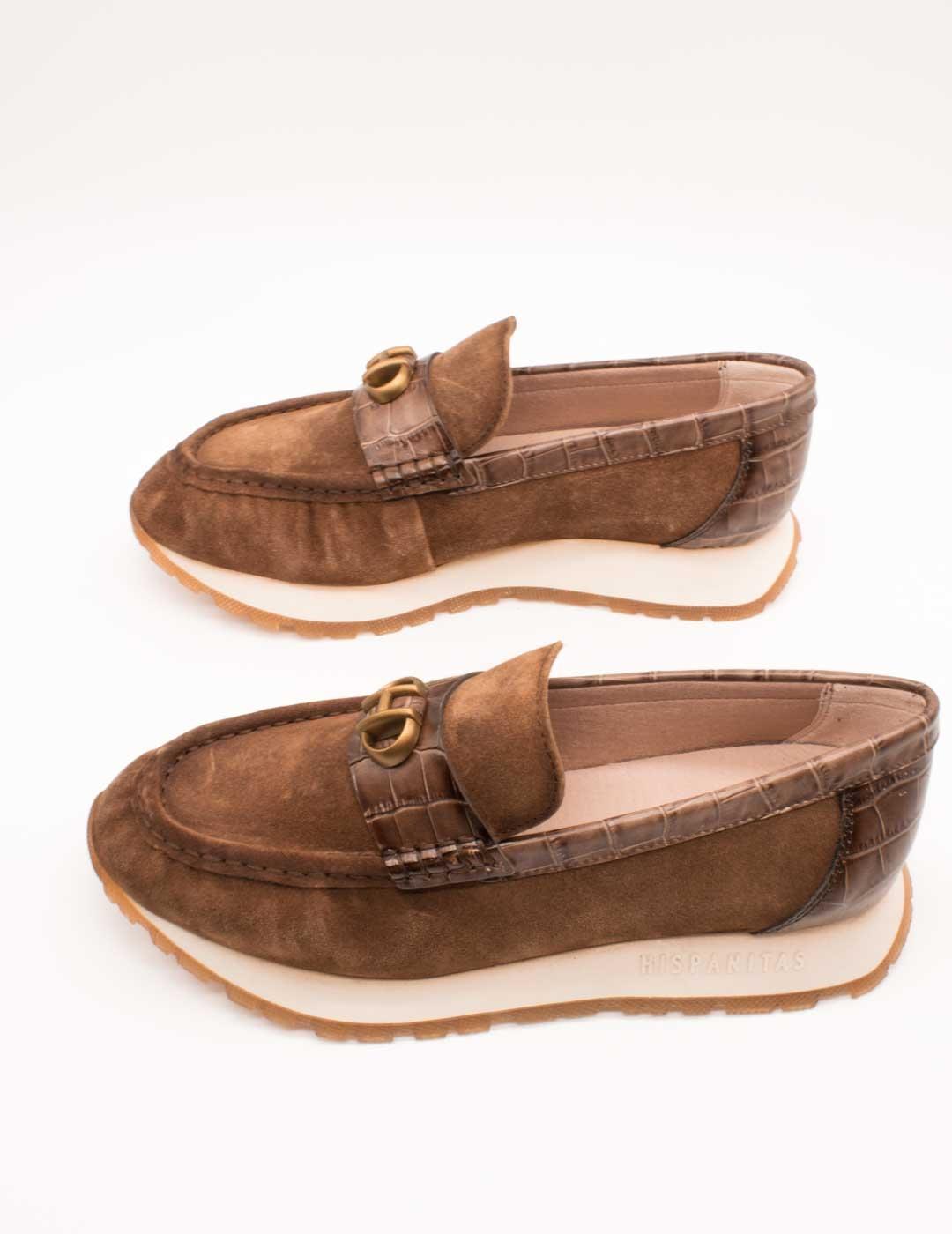 Zapato Hispanitas HI254400 Kansas Avellana de Mujer