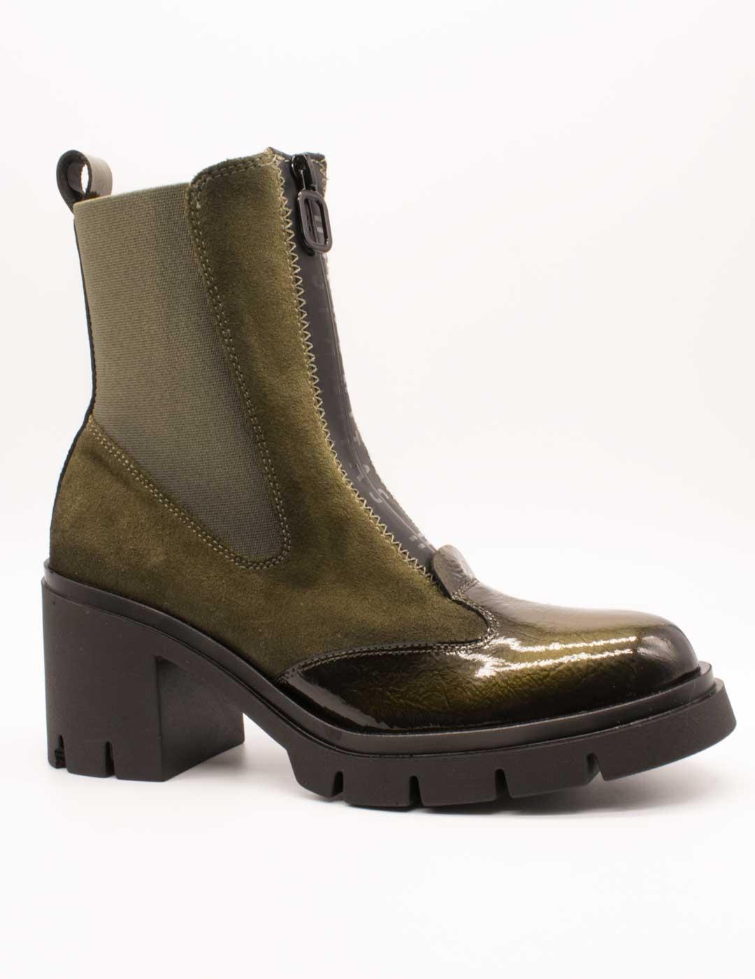 Botín Hispanitas HI254280 Zurich Army de Mujer