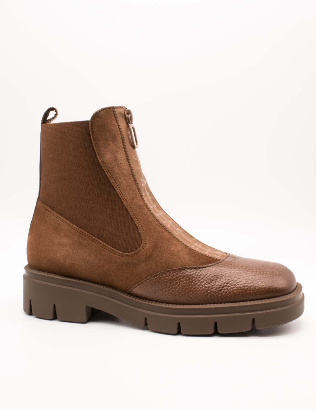 Botín Hispanitas HI254302 Hamburg Avellana de Mujer