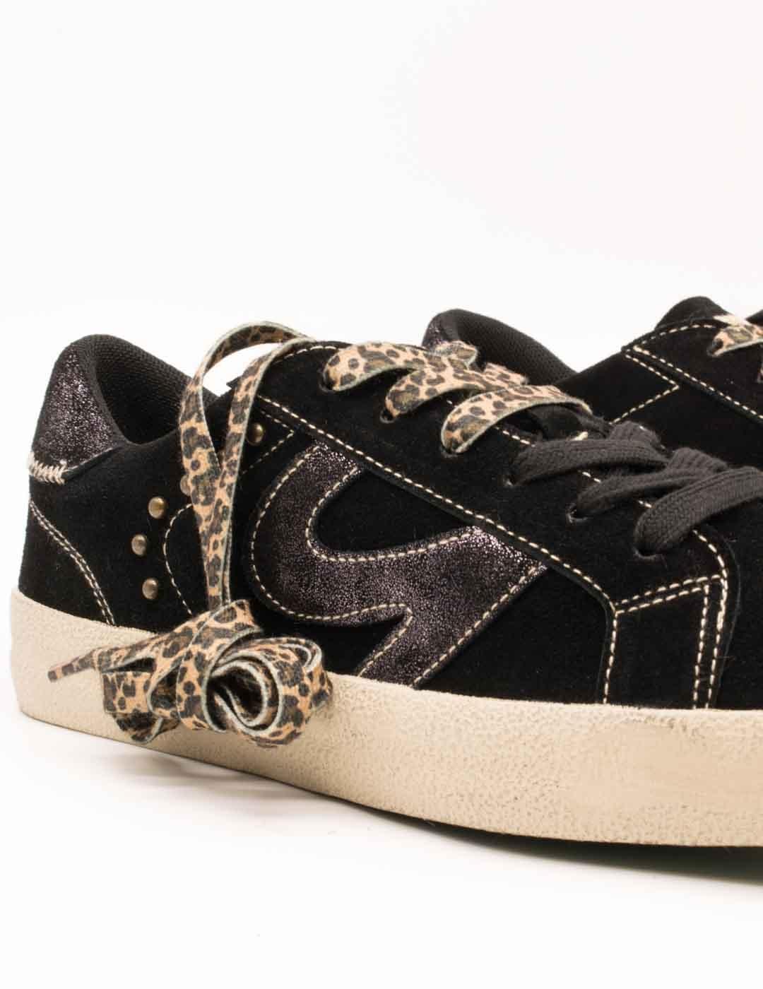 Deportivo Natural World 9039 Negro de Mujer