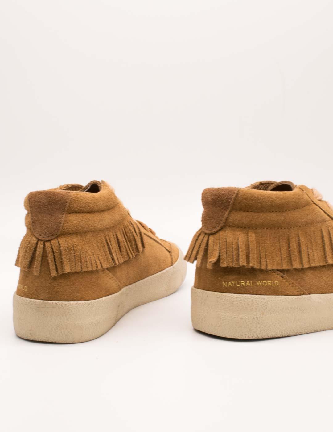 Deportivo Natural World 9041 Camel de Mujer