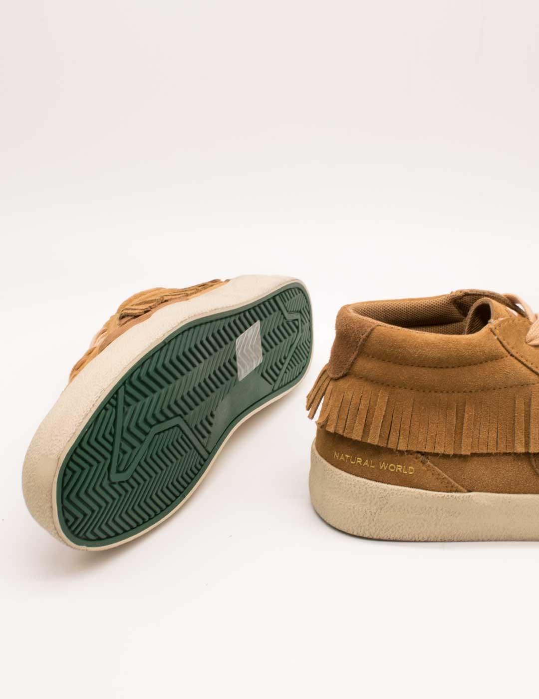 Deportivo Natural World 9041 Camel de Mujer