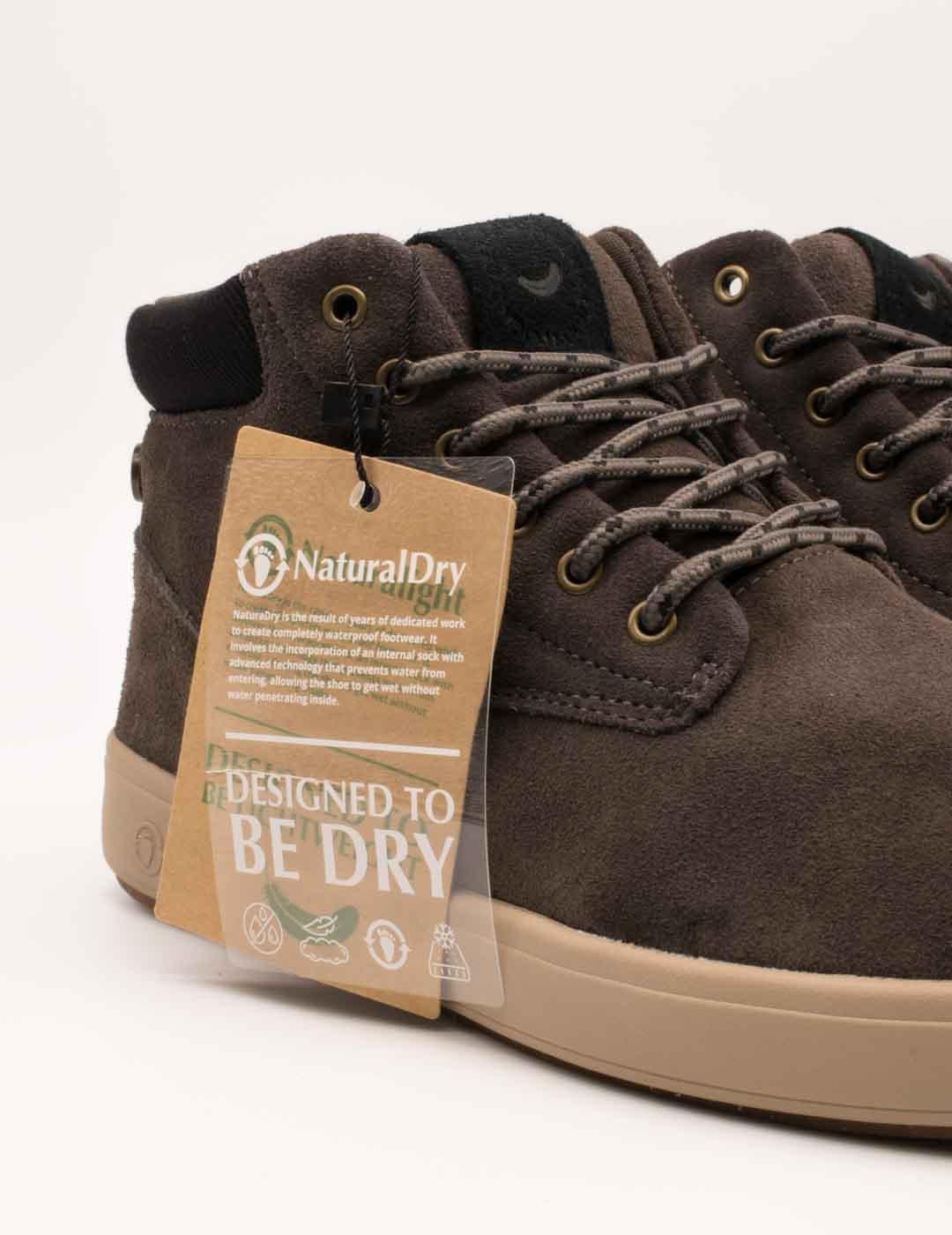 Botín Natural World 8457 Gris de Hombre