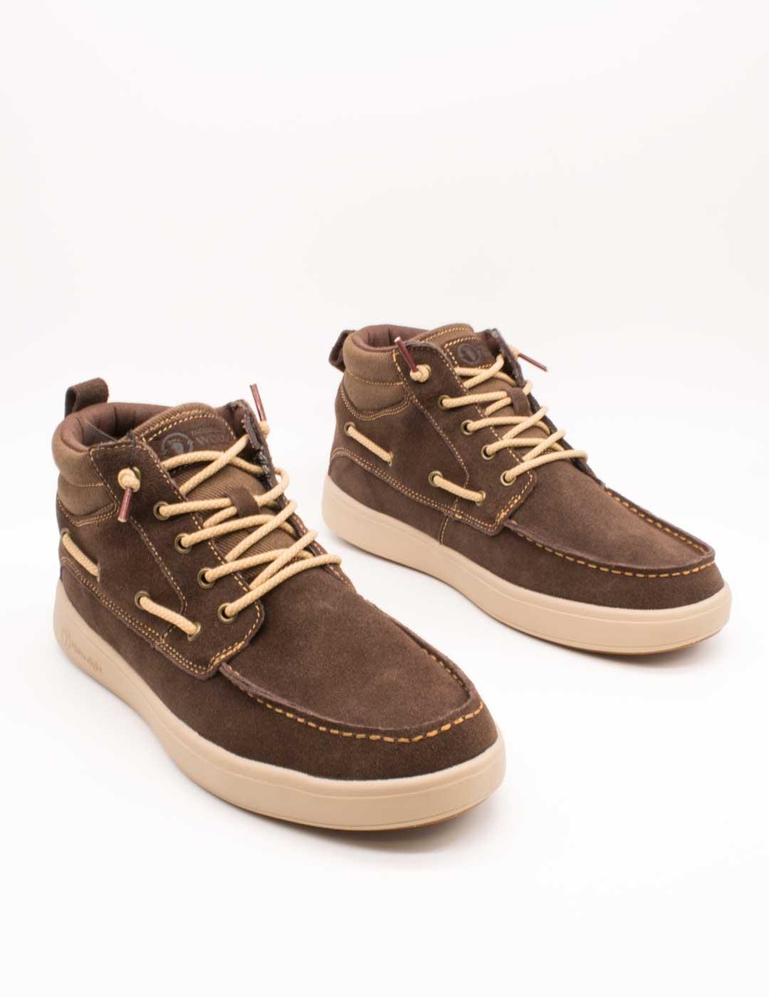 Botín Natural World 8452 Marrón de Hombre