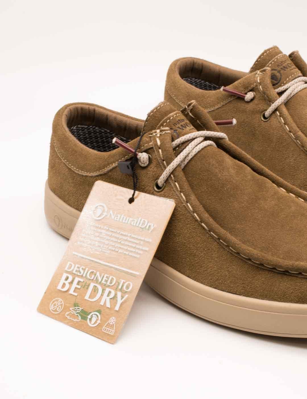 Zapato Natural World 8454 Camel de Hombre