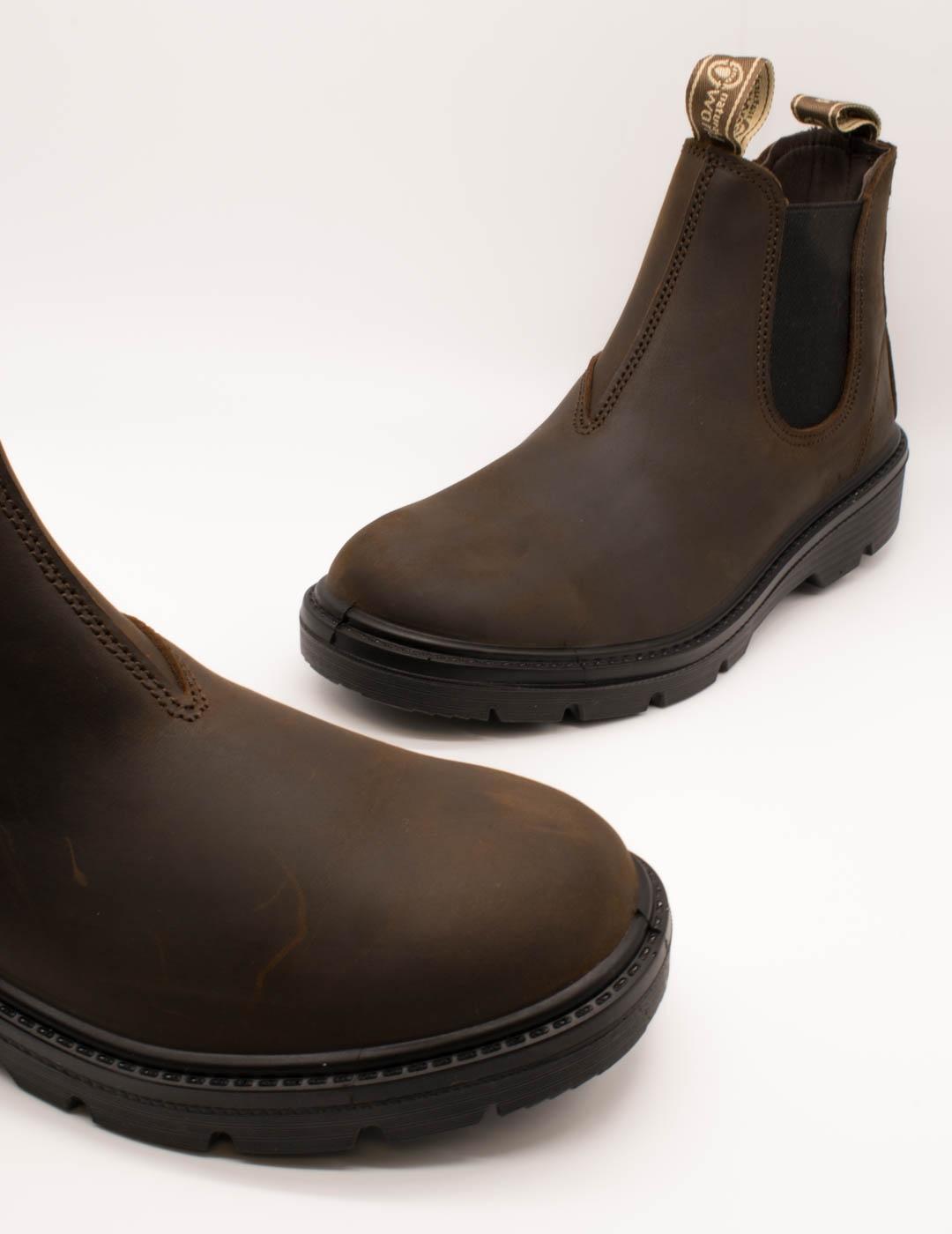 Botín Natural World 9080 Chocolate de Hombre