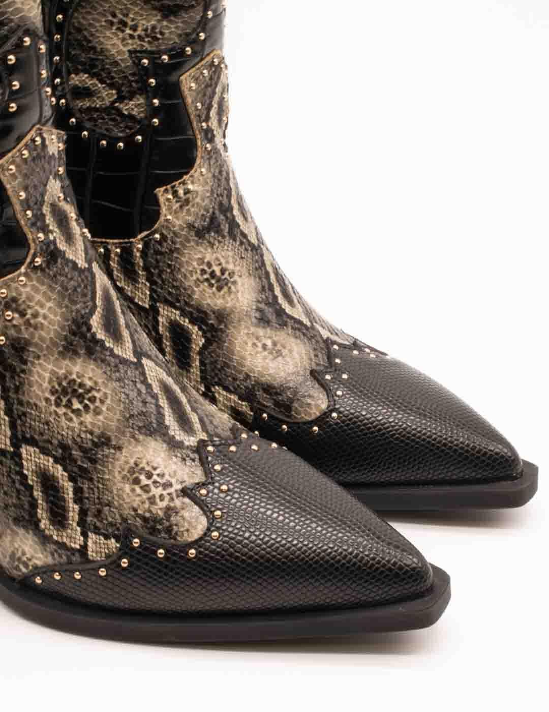 Botín Noa Harmon 009772-0M28 Rosario Multi Taupe de Mujer