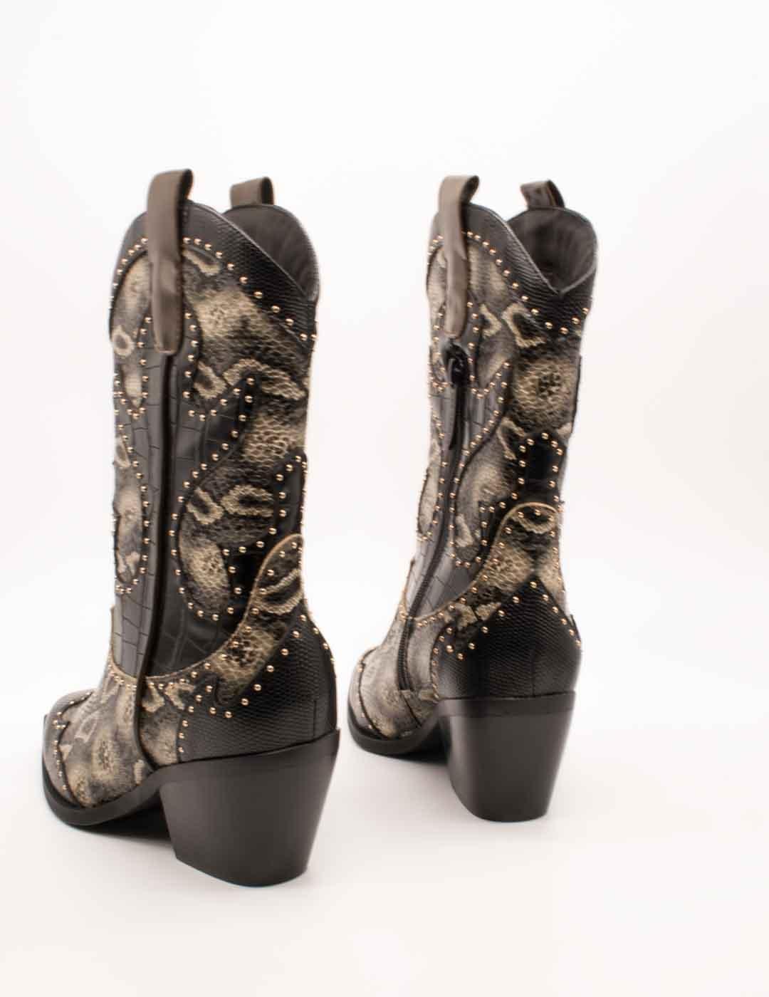 Botín Noa Harmon 009772-0M28 Rosario Multi Taupe de Mujer