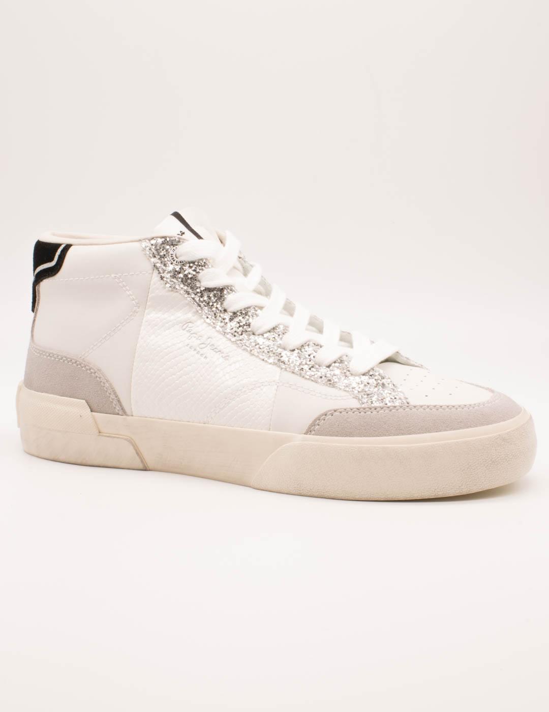 Deportivo Pepe Jeans PLS300002-803 Milan White de Mujer