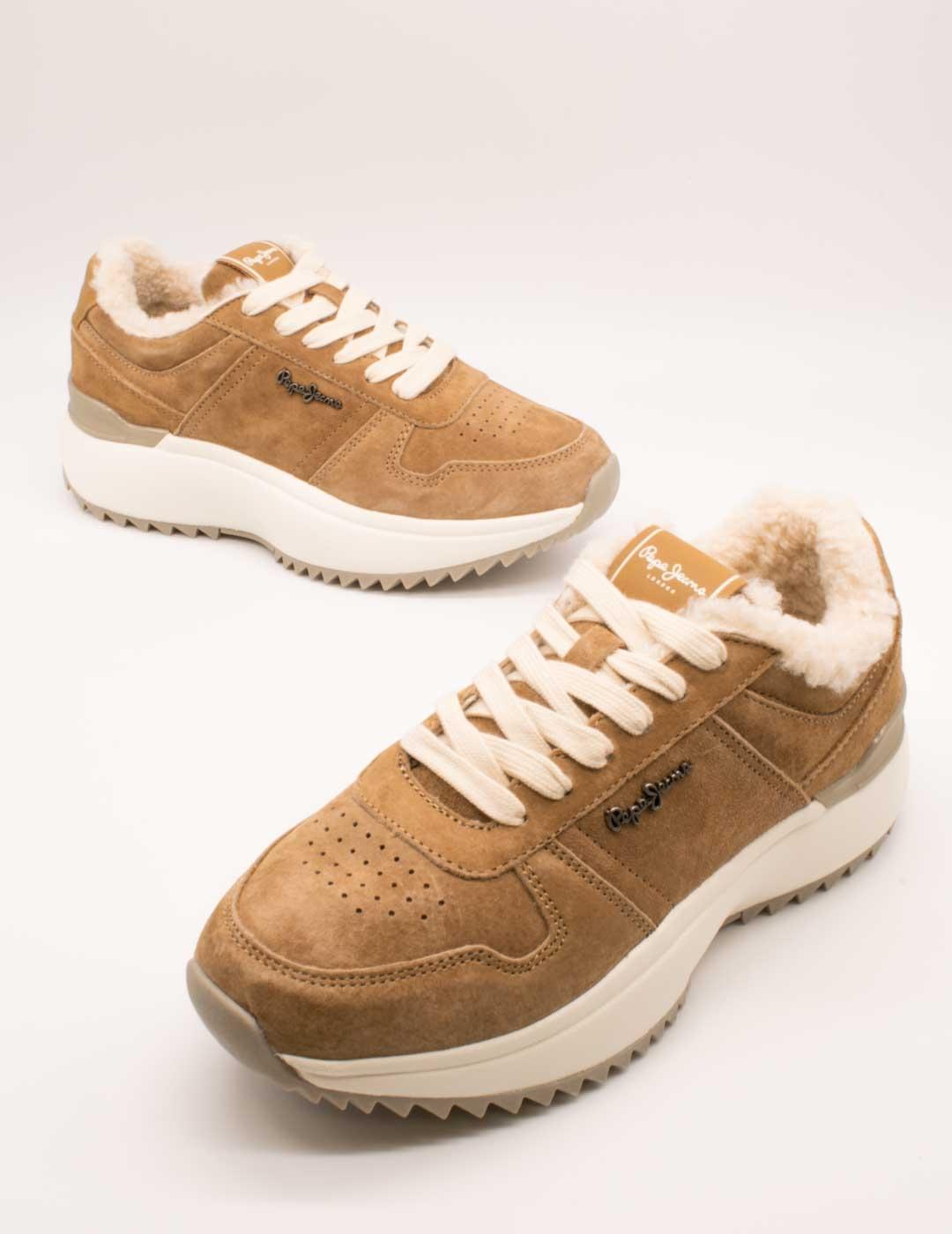 Deportivo Pepe Jeans PLS600022-859 Kimi Tobacco de Mujer