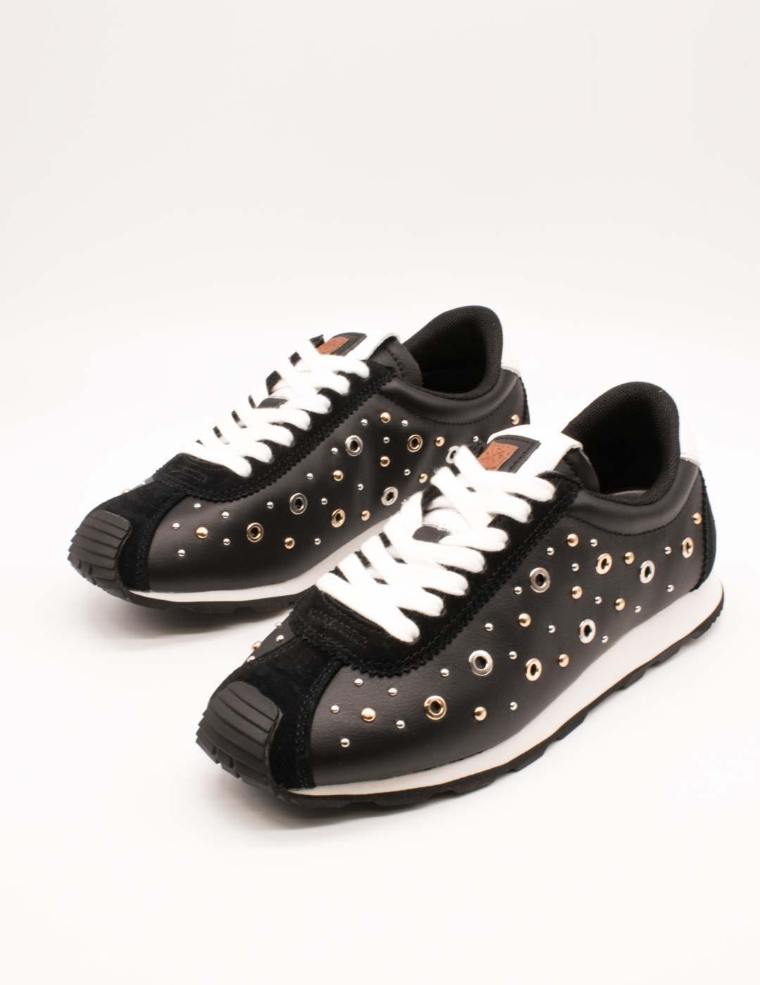 Deportivo Popa Inara Tachas Negro de Mujer