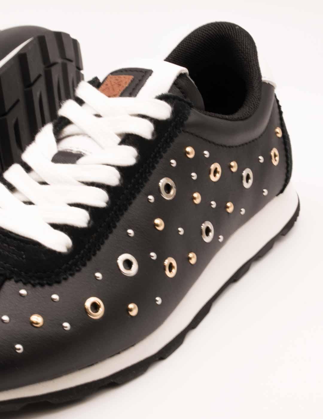 Deportivo Popa Inara Tachas Negro de Mujer