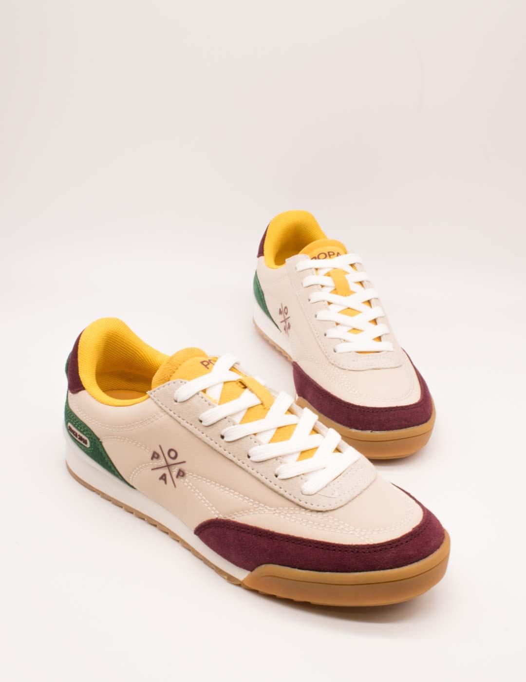 Deportivo Popa Muse Serraje Multicolor de Mujer