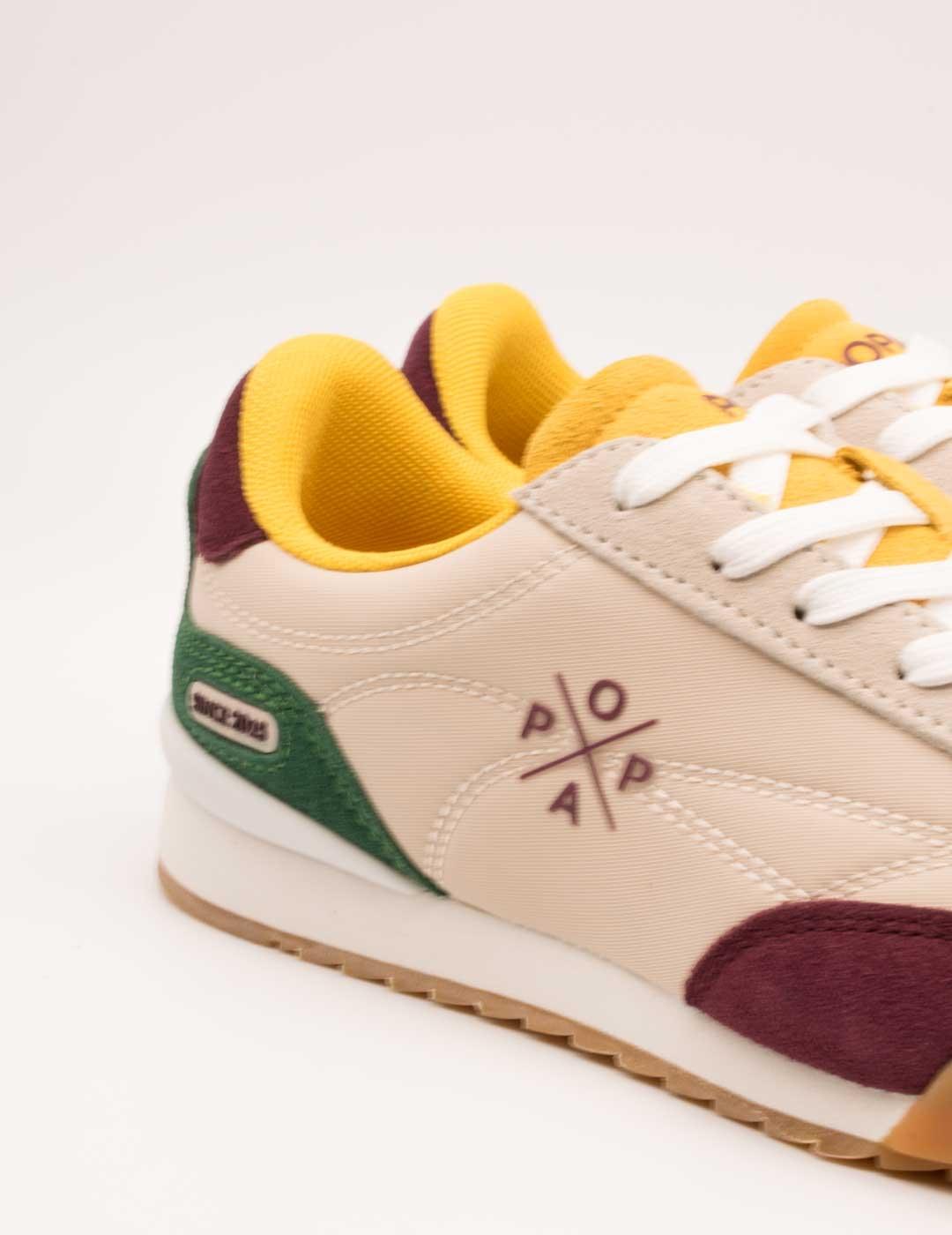 Deportivo Popa Muse Serraje Multicolor de Mujer