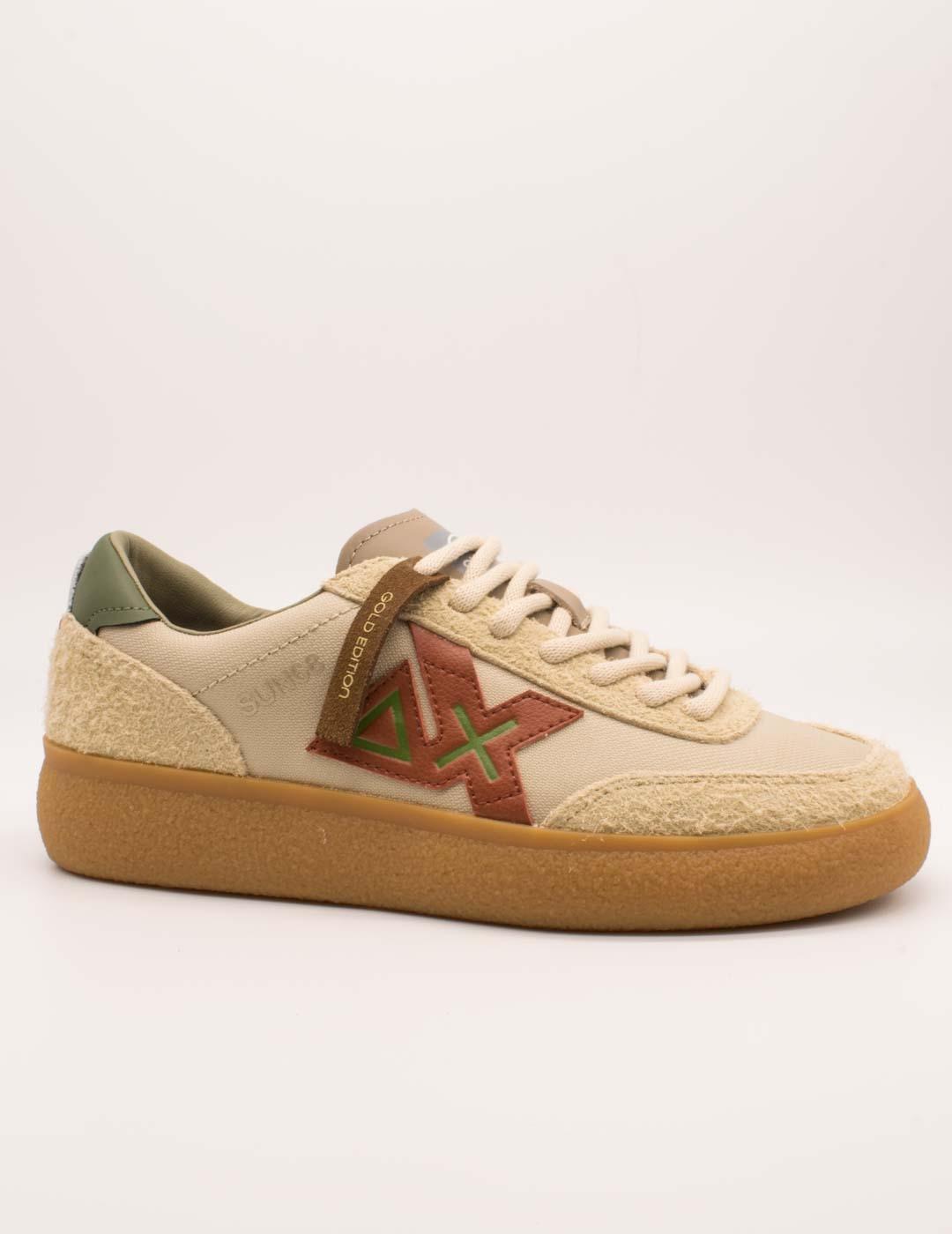 Deportivo SUN68 SCPZ45144 Luis Low S16 Beige de Hombre