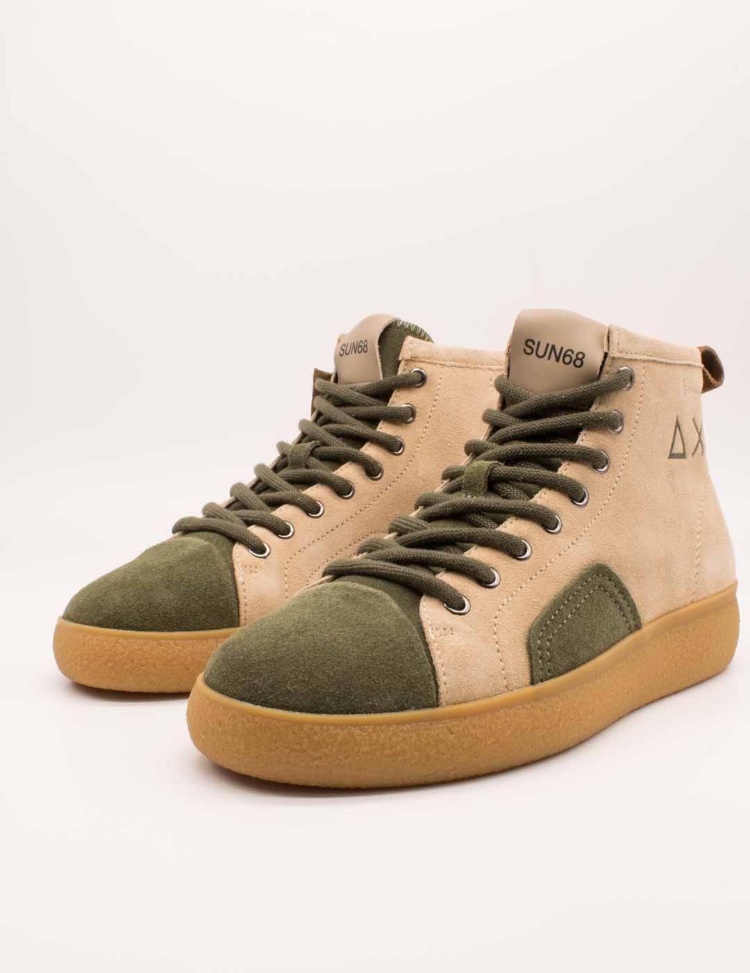 Deportivo SUN68 SCPZ45145 Luis Midi S16 Beige de Hombre