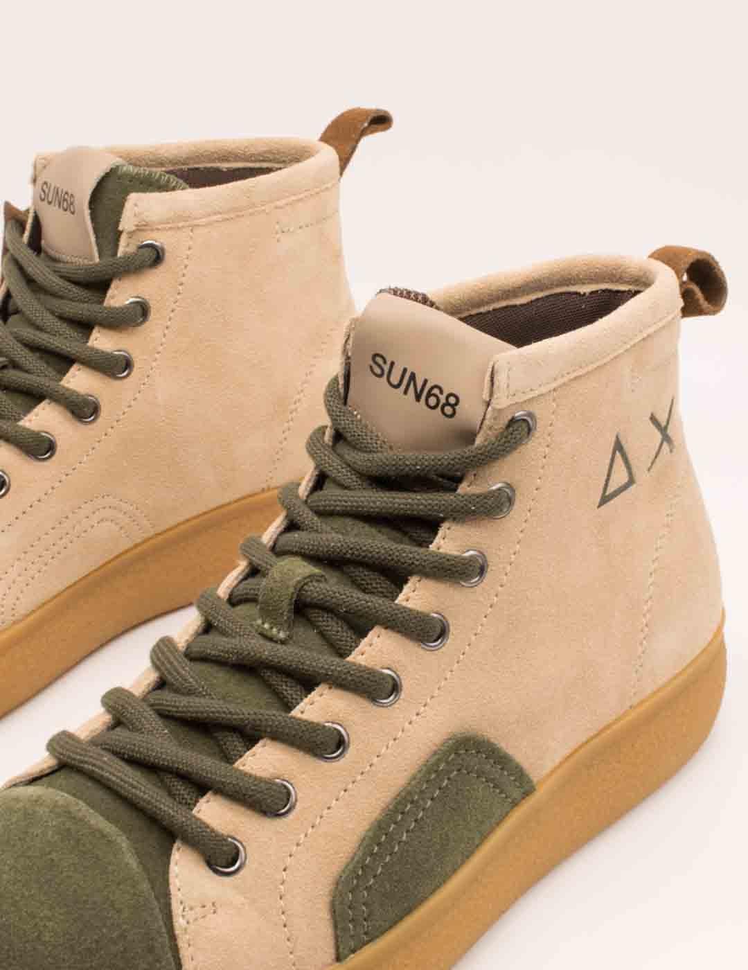 Deportivo SUN68 SCPZ45145 Luis Midi S16 Beige de Hombre